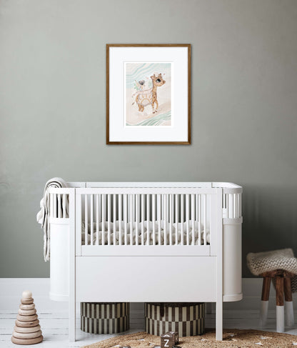 Beach Giraffe ⭐️ Plakat