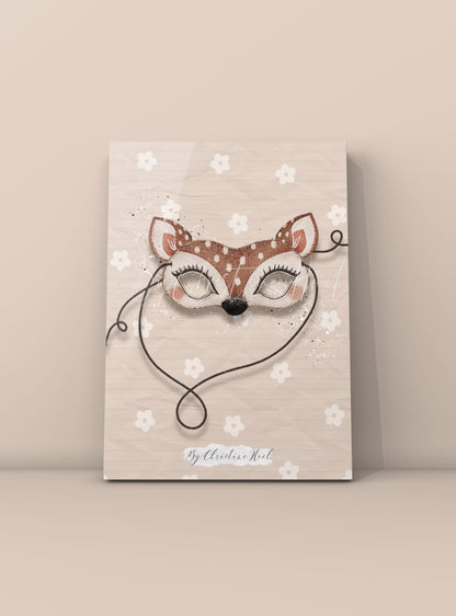 Oh Deer Magic Mask - 10x15 miniprint
