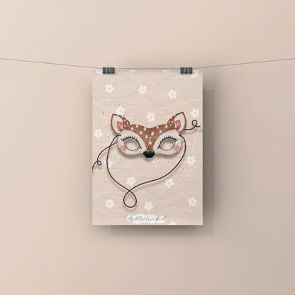 Oh Deer Magic Mask - 10x15 miniprint