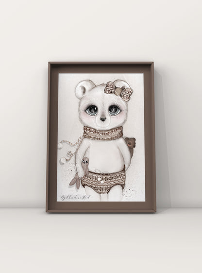 Isbjørn Lykke 💌 10x15 cm Kort