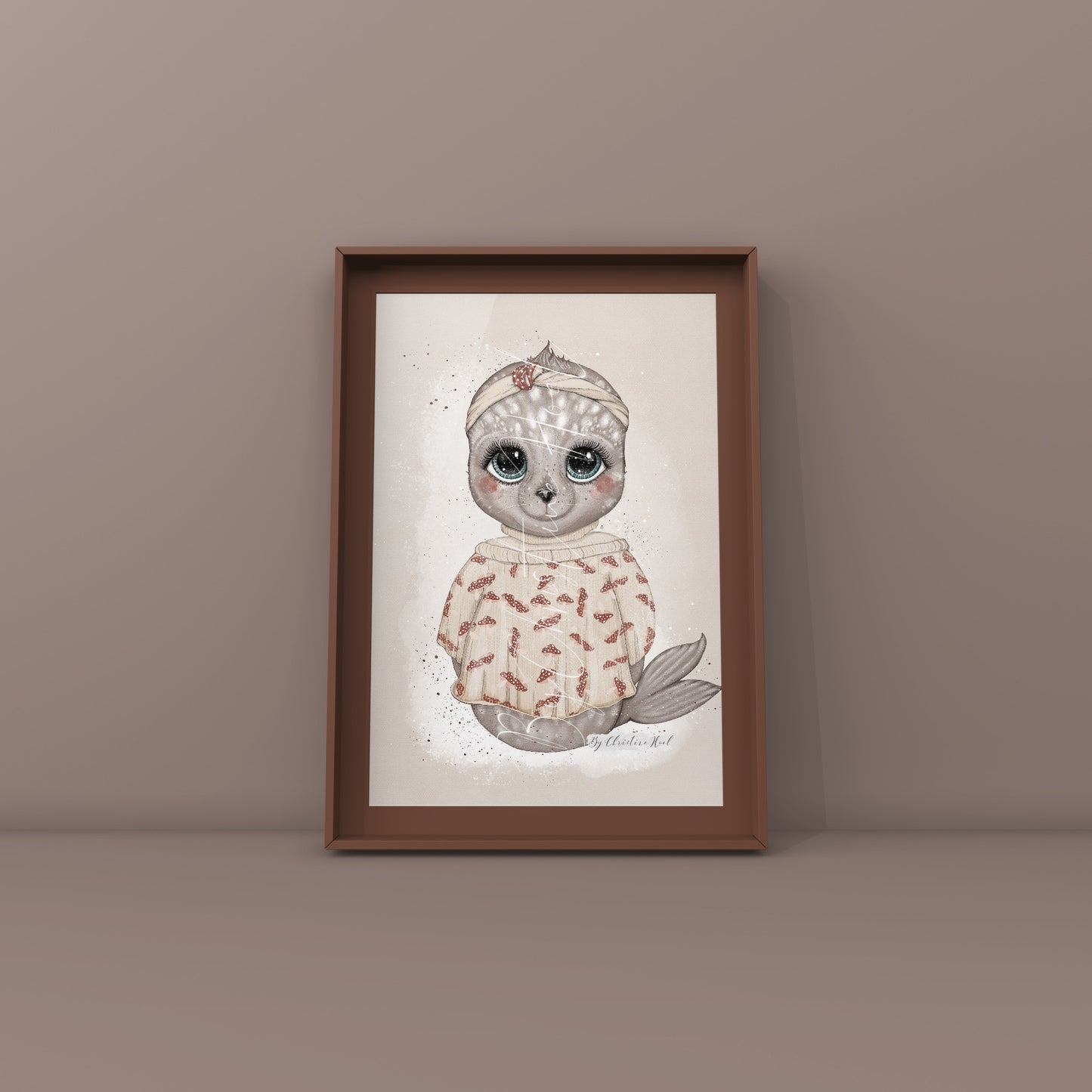 Olea 🦭 Søt Sel ⭐️ Plakat